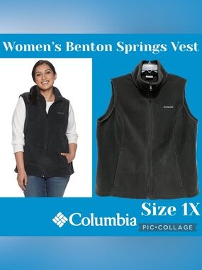 Columbia Women's Plus Size Benton Springs Vest Size 1X